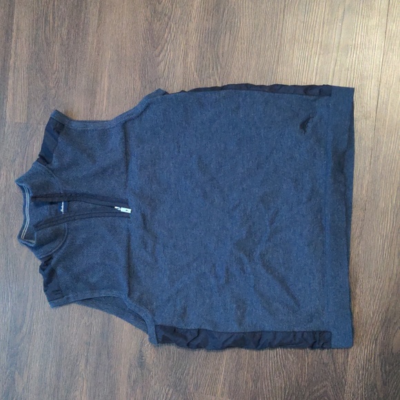 Tommy Bahama Men's Size Medium Blue Quarter Zip Vest - Picture 3 of 6